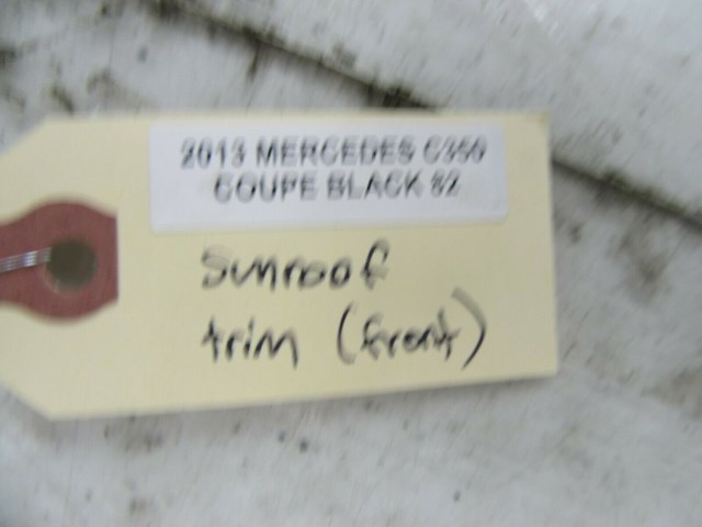 2012-2015 MERCEDES C350 COUPE OEM INTERIOR SUNROOF TRIM COVERS