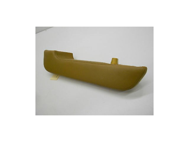 1989 BENTLEY TURBO R OEM RIGHT REAR DOOR PANEL LEATHER TAN ARM REST CRAB HANDLE