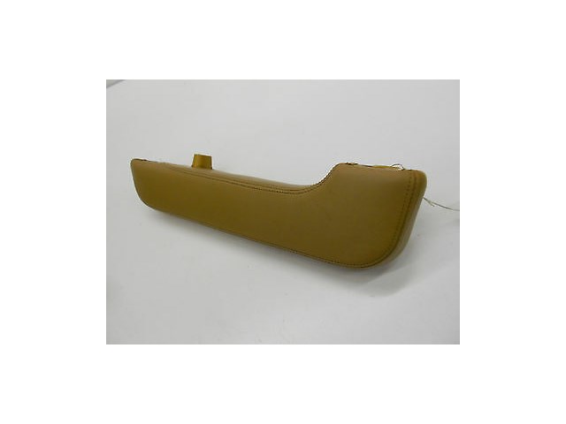 1989 BENTLEY TURBO R OEM LEFT REAR DOOR PANEL LEATHER TAN ARM REST CRAB HANDLE