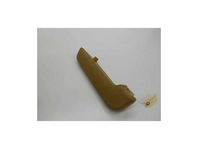 1989 BENTLEY TURBO R OEM LEFT REAR DOOR PANEL LEATHER TAN ARM REST CRAB HANDLE