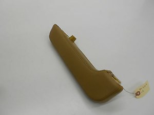 1989 BENTLEY TURBO R OEM LEFT REAR DOOR PANEL LEATHER TAN ARM REST CRAB HANDLE