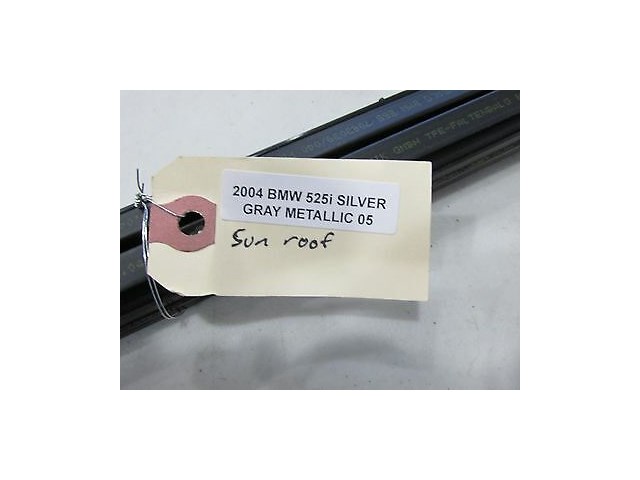 2004-2005 BMW 525i 530i E60 OEM SUNROOF SIDE COVER TRIM RUBBER SET OF TWO