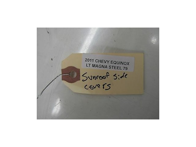 2010-2013 CHEVY EQUINOX LT OEM SUNROOF SIDE COVER TRIM SET OF 2 RUBBER GARNISH