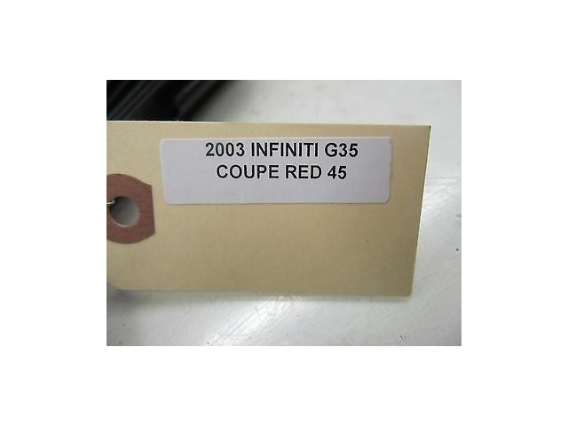 2003-2004 INFINITI G35 COUPE OEM SUNROOF SIDE COVER TRIM RUBBER SET OF TWO (2)