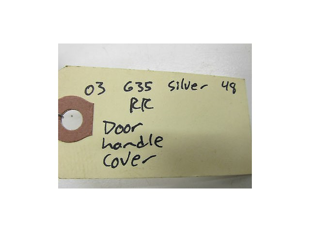 2003-2004 INFINITI G35 SEDAN OEM RIGHT REAR DOOR PANEL HANDLE COVER TRIM PIECE