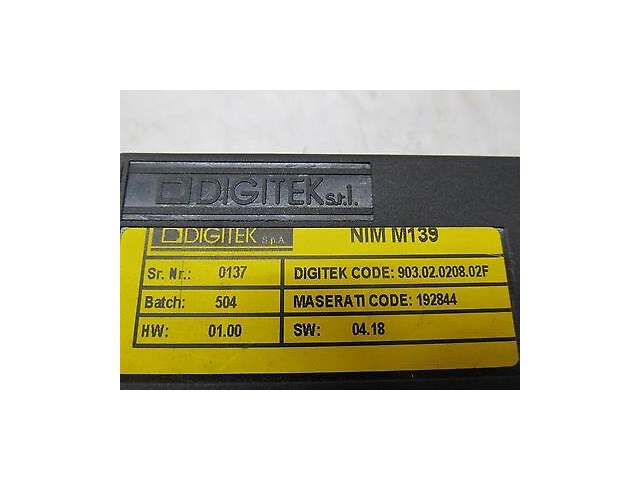 2004-2008 MASERATI QUATTROPORTE M139 OEM SUNROOF CONTROL MODULE UNIT 192844