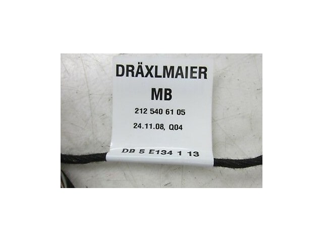 2010-2013 MERCEDES E350 W212 OEM RIGHT REAR DOOR PANEL WIRE HARNESS 2125406105