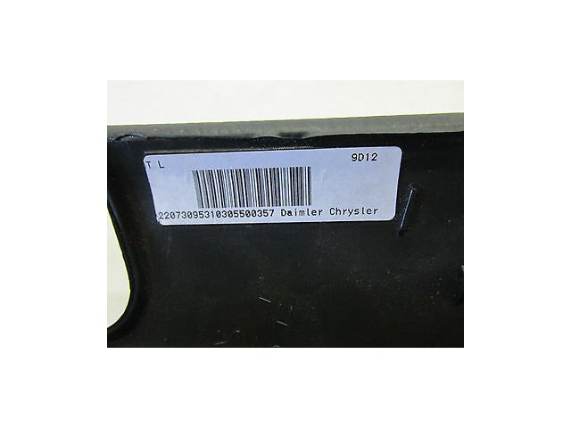 2003-2006 MERCEDES BENZ S55 AMG W220 OEM LEFT REAR DOOR PANEL BLACK LEATHER TRIM