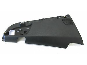 2003-2006 MERCEDES BENZ S55 AMG W220 OEM LEFT REAR DOOR PANEL BLACK LEATHER TRIM