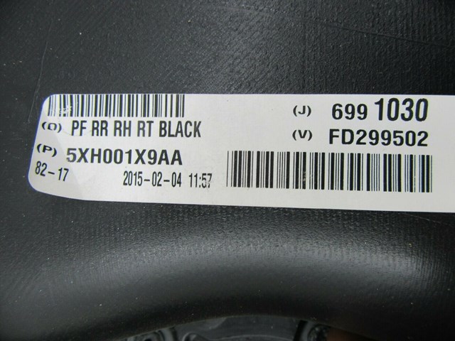 2013-2016 DODGE DART GT OEM RIGHT REAR DOOR PANEL TRIM BLACK