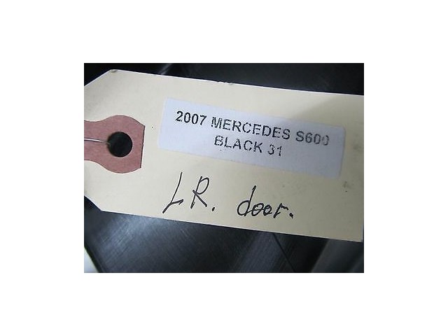 2007-2009 MERCEDES S600 W221 OEM LEFT REAR DOOR PANEL EDGE TRIM LOCK SURROUND