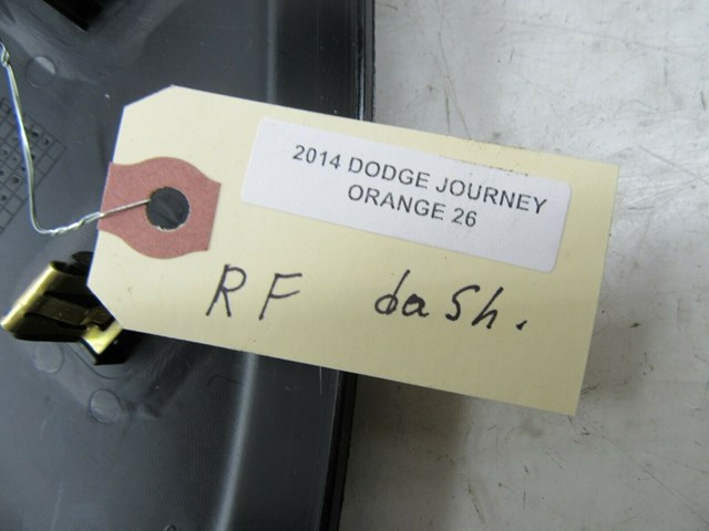 2011-2018 DODGE JOURNEY OEM RIGHT FRONT DASH END TRIM PANEL BLACK PASSENGER SIDE