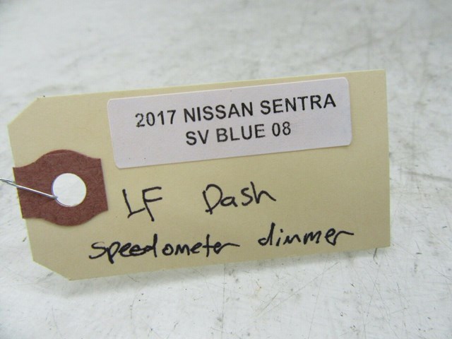 2013-2018 NISSAN SENTRA SV OEM LEFT FRONT DASH SPEEDOMETER DIMMER 