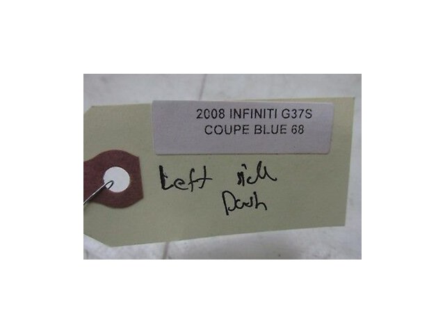 2008-2013 INFINITI G37S COUPE OEM LEFT FRONT DRIVER SIDE END DASH CORNER TRIM 