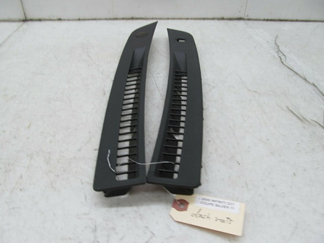 2008-2015 INFINITI G37 Q60 OEM DASH DEFROST AIR GUIDE VENTS PAIR 