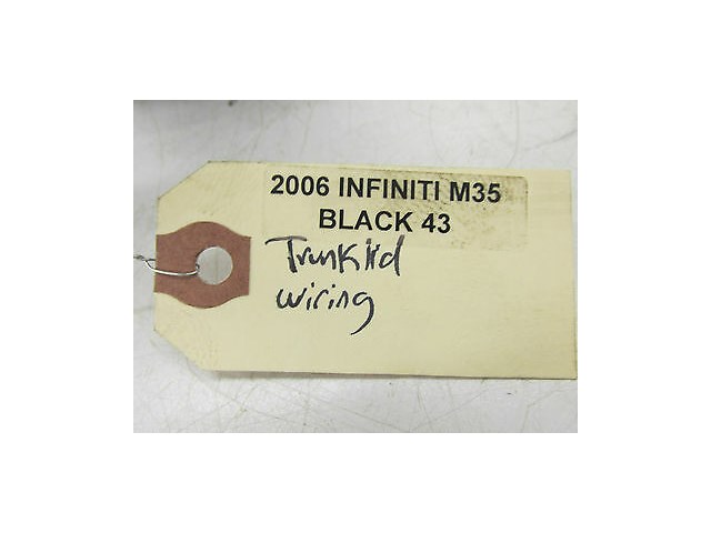 2006-2009 INFINITI M35 OEM TRUNK LID WIRING HARNESS RETRACTABLE WIRE ASSEMBLY