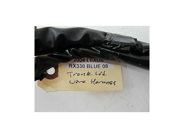 2004-2006 LEXUS RX330 XU30 OEM TRUNK LID HATCH TAIL WIRING WIRE HARNESS ASSEMBLY