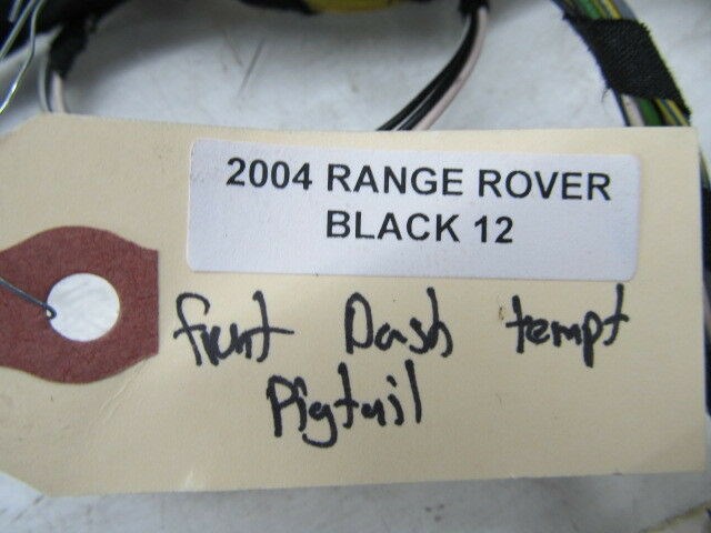 2003-2006 RANGE ROVER HSE OEM FRONT DASH TEMPERATURE CONTROL WIRE PIGTAIL PLUGS