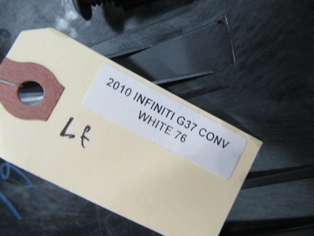2009-2013 INFINITI G37 CONVERTIBLE OEM LEFT FRONT UPPER DASH SPEEDOMETER COVER