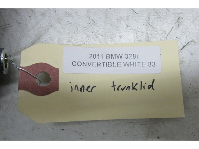  2009-2013 BMW 328i E93 LCI OEM  TRUNK LID INNER PULL DOWN HANDLE RECESS