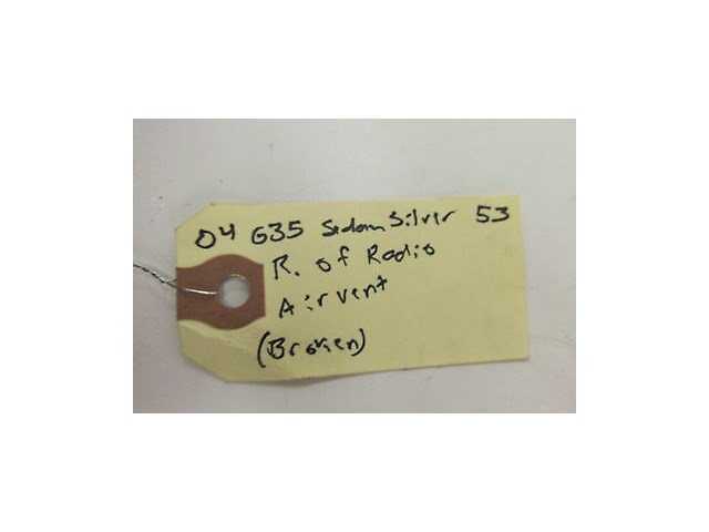 2003-2004 INFINITI G35 SEDAN OEM RIGHT CENTER FRONT DASHBOARD AIR VENT