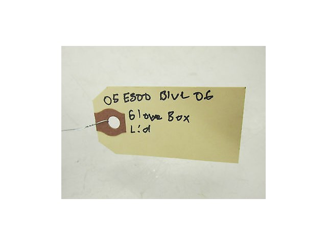 2003-2006 MERCEDES BENZ E500 W211 OEM GLOVE COMPARTMENT GRAY LEATHER LID COVER