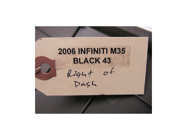 2006-2009 INFINITI M35 OEM RIGHT FRONT DASHBOARD DASH END COVER LID TRIM