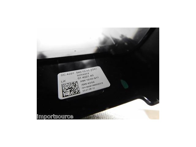 2007-2009 MERCEDES S550 W221 OEM LEFT FRONT STEERING COLUMN TRIM COVER SURROUND