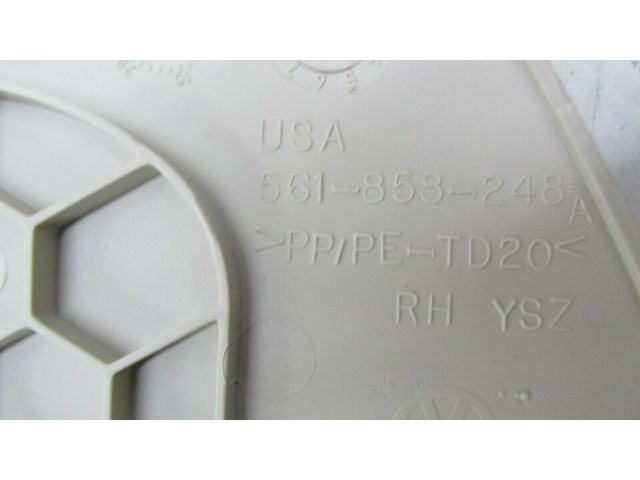 2012-2015 VOLKSWAGEN PASSAT OEM RIGHT FRONT SIDE DASH COVER TRIM 