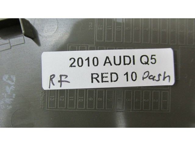 2009-2012 AUDI Q5 8R OEM RIGHT FRONT DASH SIDE COVER TRIM 
