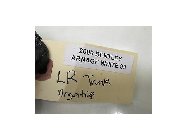 1998-2004 BENTLEY ARNAGE OEM LEFT REAR TRUNK BATTERY NEGATIVE CABLE WIRE