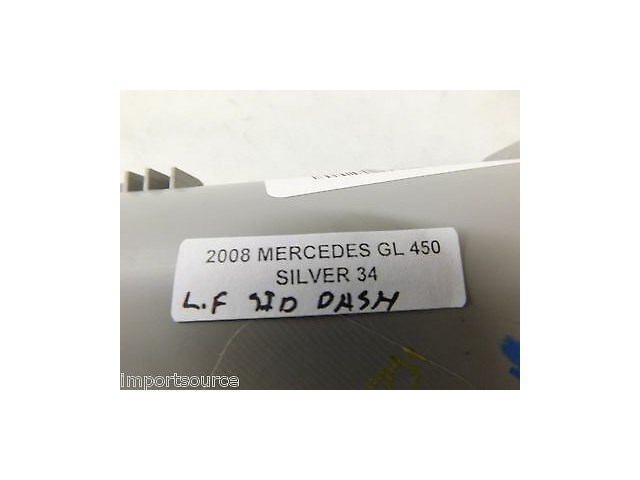 2007-2012 MERCEDES GL450 X164 OEM LEFT DRIVER SIDE DASH COVER TRIM A1646800339