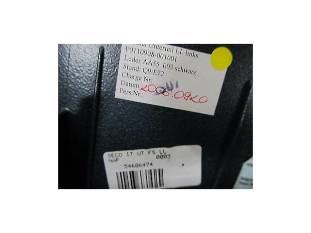 2007-2009 MERCEDES S600 W221 OEM LOWER DASH COVER TRIM KNEE PANEL LEATHER