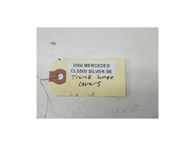 2006-2009 MERCEDES CLS500 W219 OEM REAR TRUNK LID HINGE PLASTIC COVERS SET OF 2