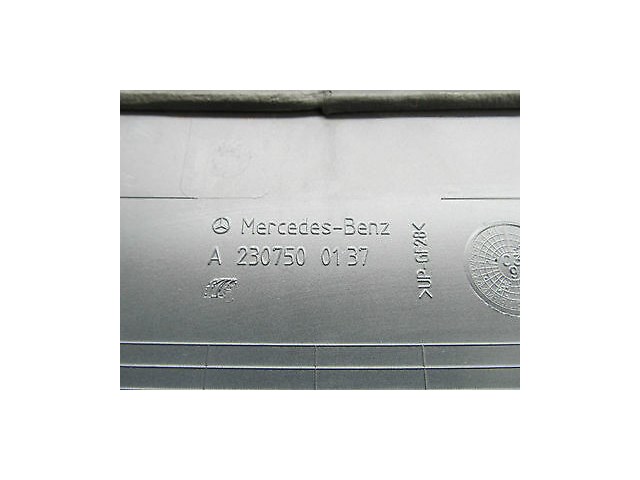 2004-2006 MERCEDES BENZ SL600 R230 OEM TRUNK LID LICENSE PLATE COVER MOULDING