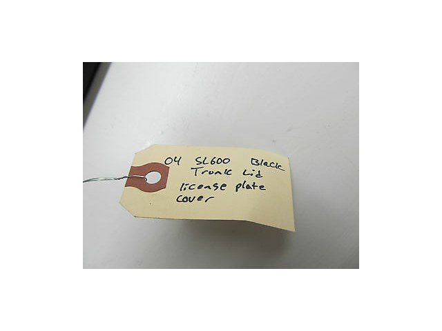 2004-2006 MERCEDES BENZ SL600 R230 OEM TRUNK LID LICENSE PLATE COVER MOULDING