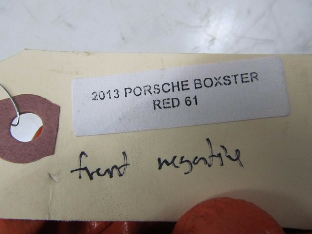 2013-2015 PORSCHE BOXSTER 981 OEM FRONT NEGATIVE BATTERY CABLE 99161104301