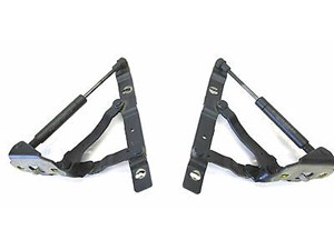 2000-2004 PORSCHE BOXSTER 986 OEM TRUNK LID HINGE SET OF TWO REAR DARK BLUE 