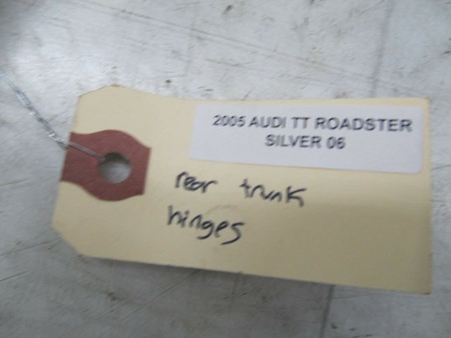 2000-2006 AUDI TT ROADSTER OEM REAR TRUNK LID HINGES PAIR 