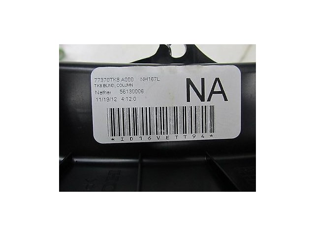  2011-2013 HONDA ODYSSEY OEM UPPER STEERING COLUMN COVER TRIM 77370-TK8-A000 