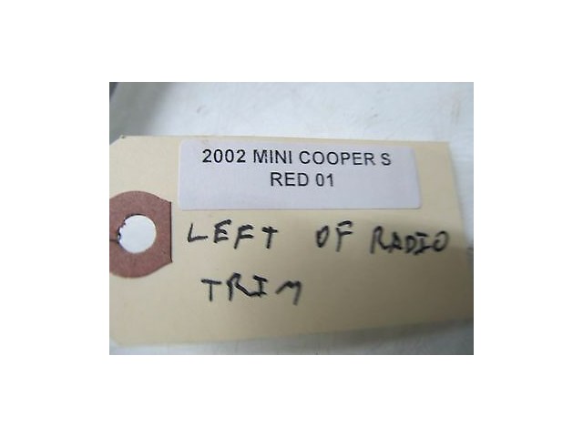 2002-2006 MINI COOPER S R53 OEM LEFT DASH CONSOLE TRIM PANEL SUPPORT 1508201