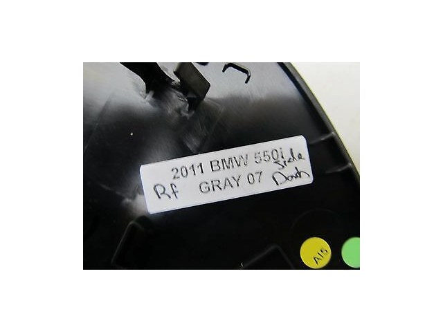 2011-2013 BMW 550i 535i F10 OEM RIGHT FRONT DASHBOARD DASH SIDE END TRIM COVER