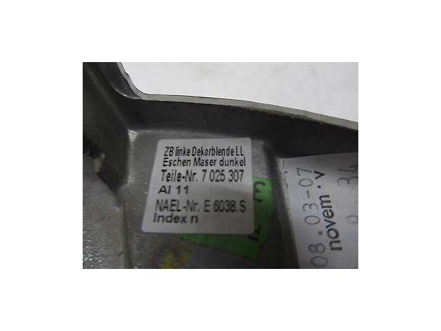 2006-2008 BMW 750LI E66 E65 OEM LEFT FRONT DRIVER SIDE DASH AIR VENT TRIM BEZEL