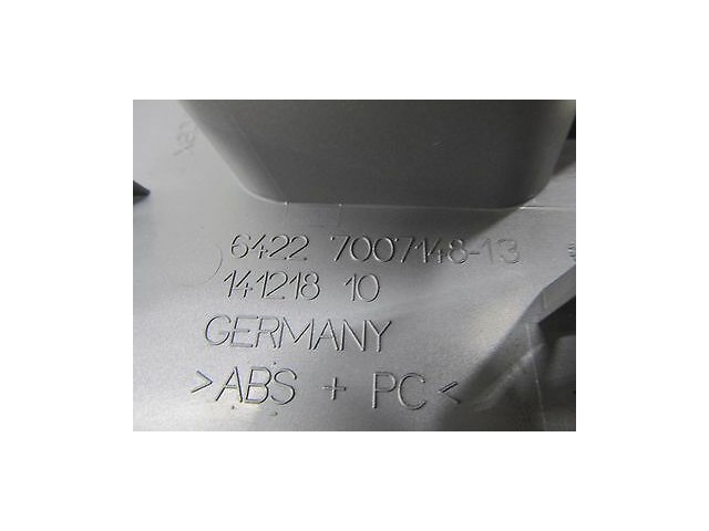 2006-2008 BMW 750LI E66 E65 OEM RIGHT FRONT PASSENGER DASH AIR VENT TRIM