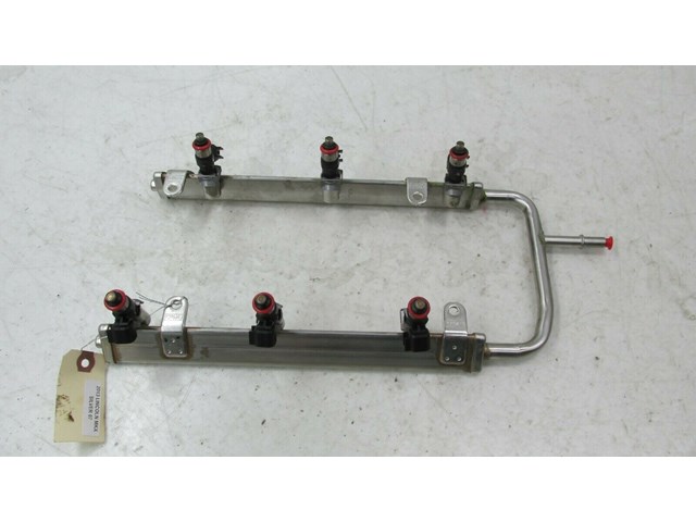 2011-2015 LINCOLN MKX OEM 3.7 L ENGINE FUEL INJECTORS WITH RAIL        