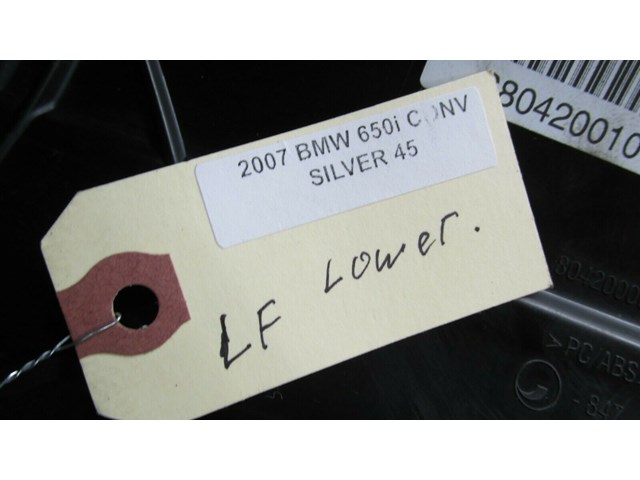 2006-2010 BMW 650i E64 E63 OEM LEFT FRONT DRIVER SIDE LOWER KNEE PANEL COVER 