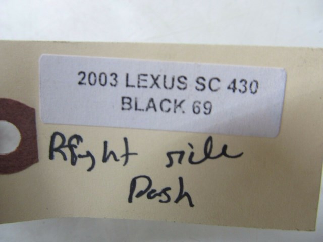  2002-2010 LEXUS SC430 Z40 OEM RIGHT PASSENGER SIDE DASH END CAP COVER TRIM