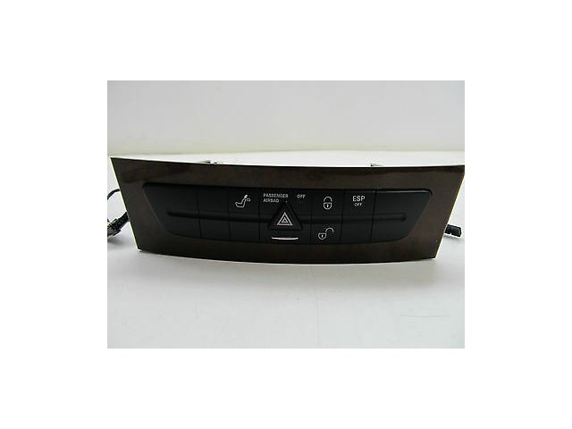 2003-2006 MERCEDES BENZ E500 W211 OEM CENTER DASH CONTROLS CD CHANGER FACE PLATE
