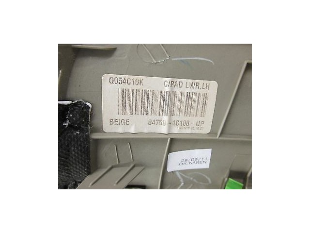 2011-2013 KIA OPTIMA EX OEM LEFT FRONT DRIVER'S SIDE KNEE PANEL COVER TRIM