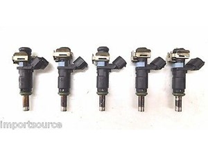 2012-2015 VOLKSWAGEN BEETLE A5 OEM 2.5 ENGINE FUEL INJECTOR INJECTORS SET OF (5)